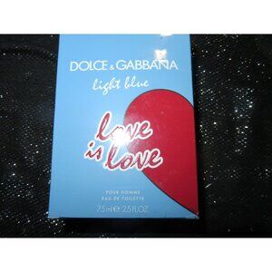 Dolce & Gabbana Light Blue Love Is Love EDT spray 3.3 oz Jasmine Musk Raspberry